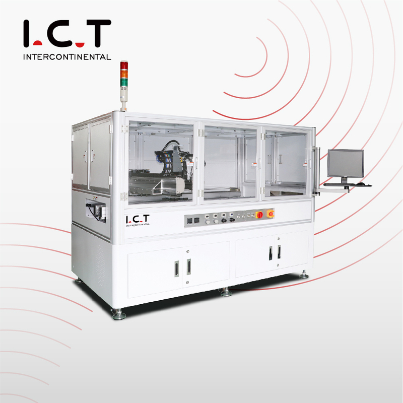 I.C.T |디지털 디스플레이 반자동 접착제 디스펜서 산업 기계