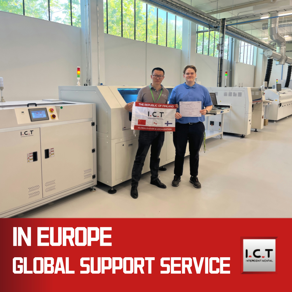 I.C.T 500mm SMT 연결 검사 벨트 컨베이어