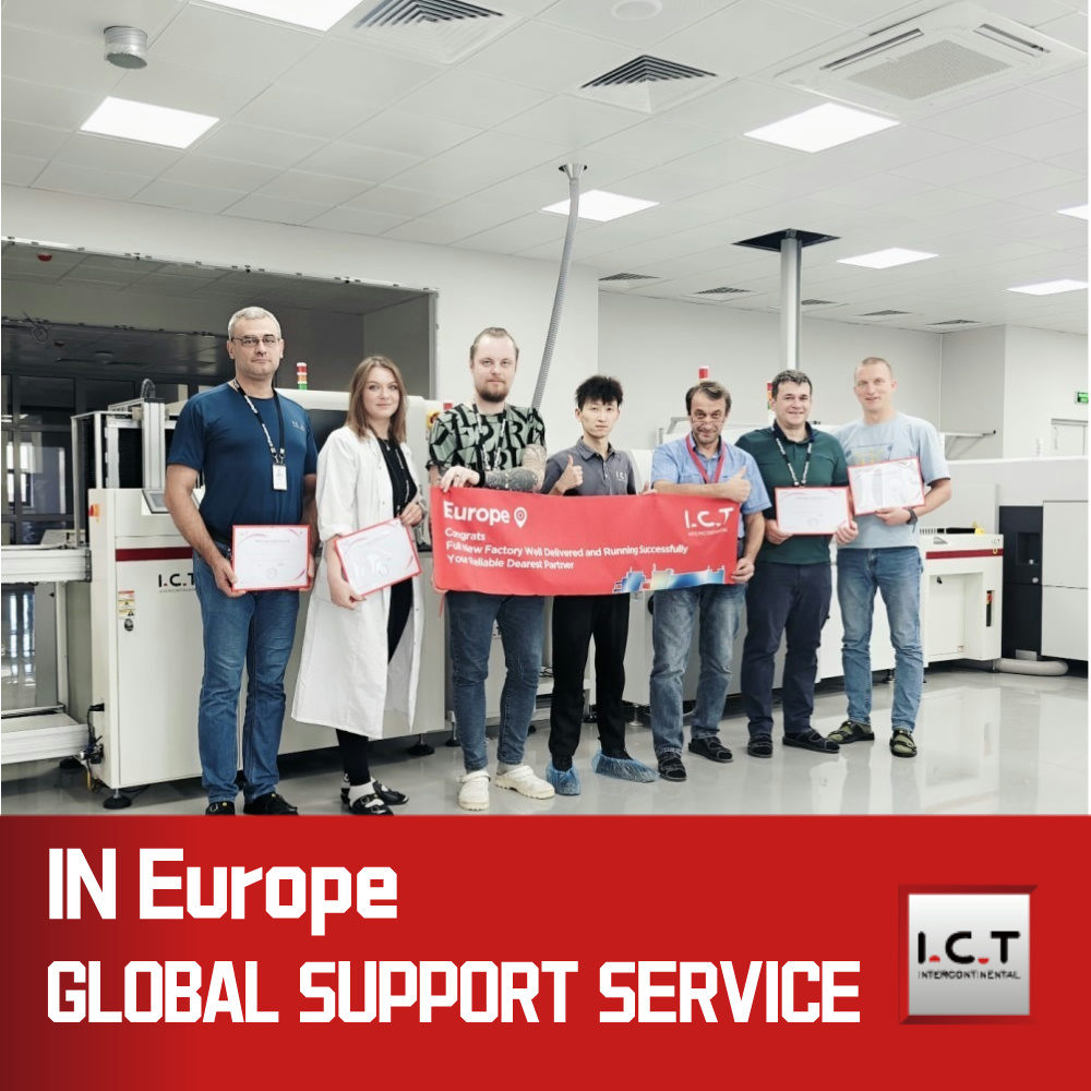 I.C.T-5151 | 솔더 페이스트 PCB SMT LED에 대한 완전 자동 기계 스크린 프린터