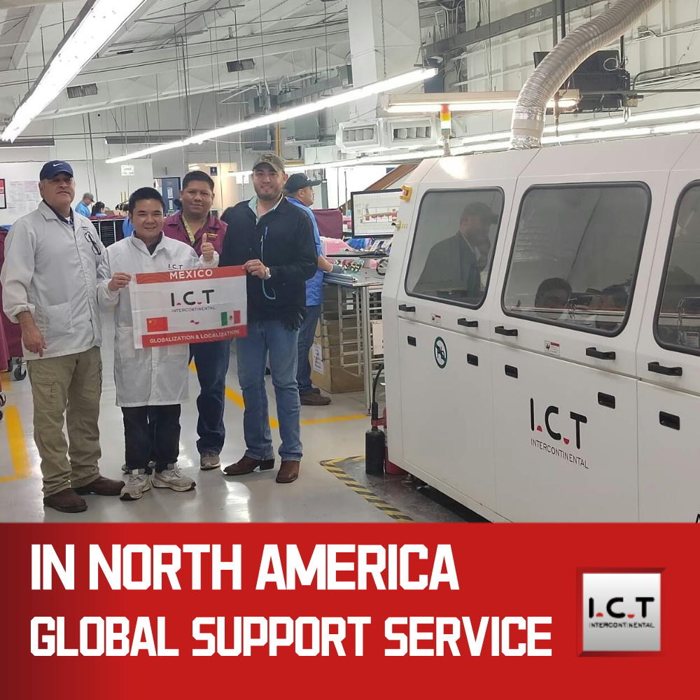 I.C.T | 고품질 PCB DIP 납땜 기계 납땜 오븐 웨이브 공급업체