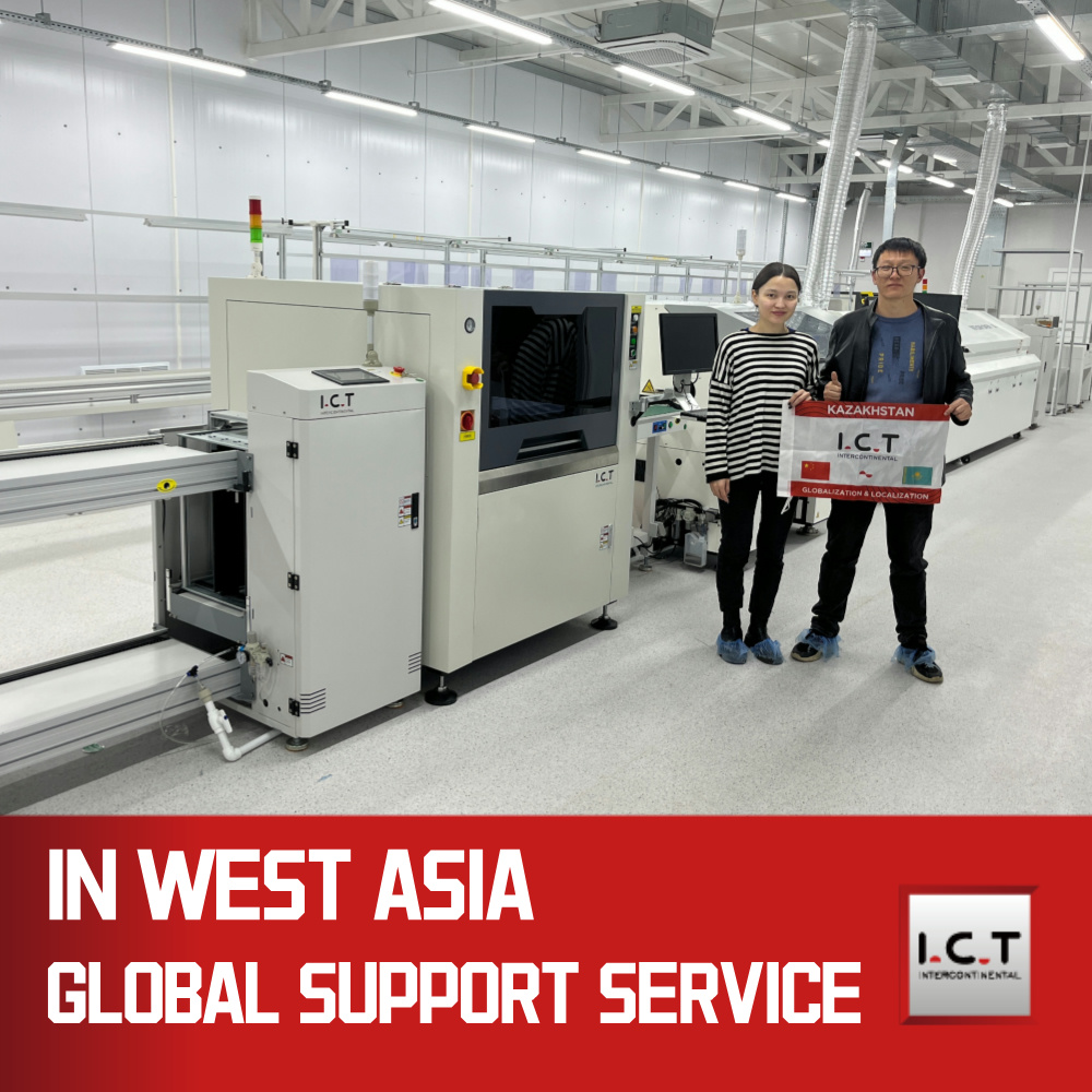 I.C.T | Fast Flexible Semi-auto SMD PCBA Production Line