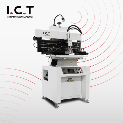 I.C.T-P3 |고정밀 반자동 SMT 듀얼 스퀴지 PCB 프린터
