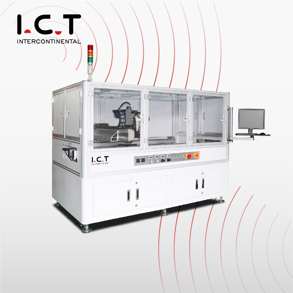 I.C.T SMT 분야용 자동 에폭시 수지 AB 접착제 돔형 기계 디스펜스 기계