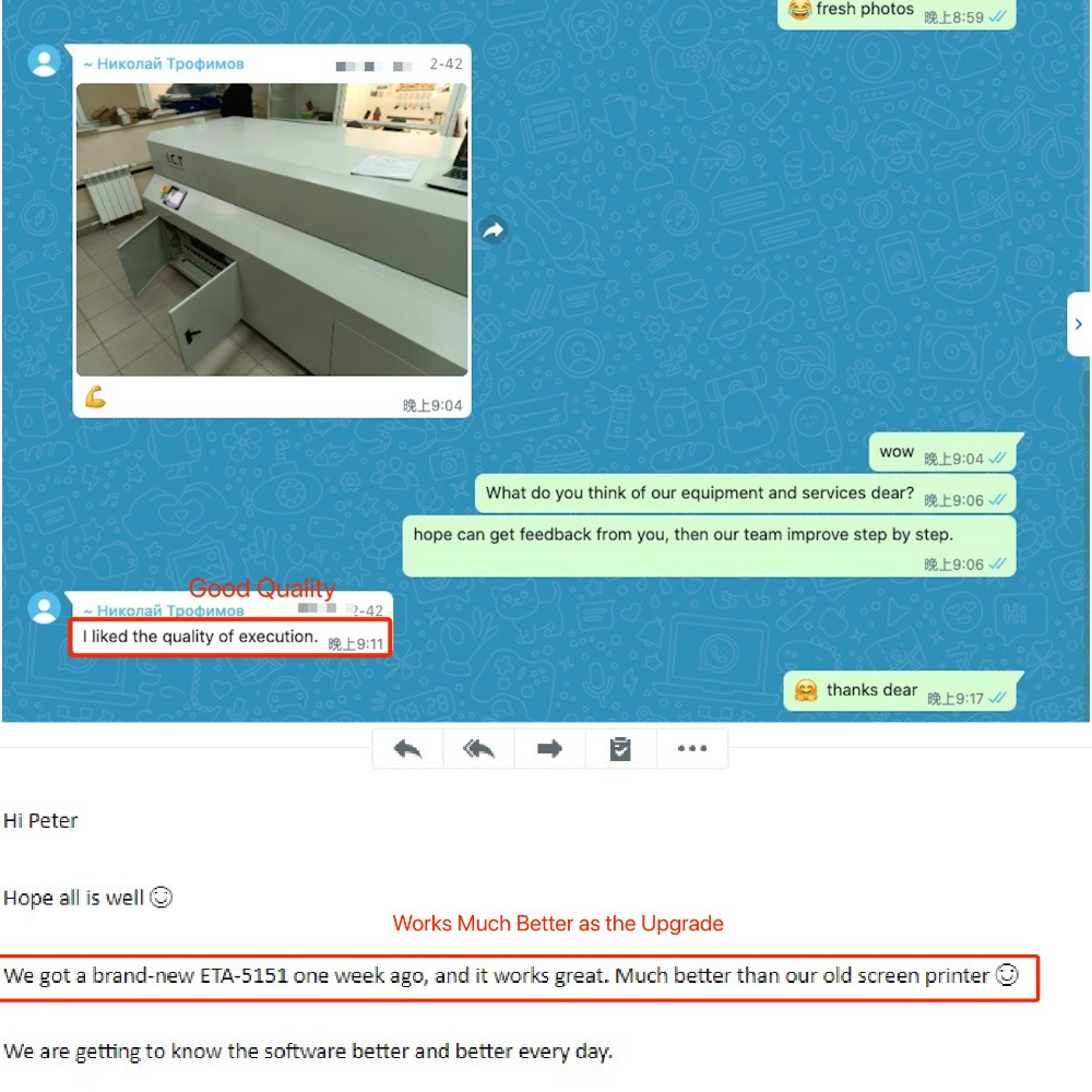 I.C.T-L10 | 공장 가격의 SMT 납땜 기계용 고품질 리플로우 오븐
