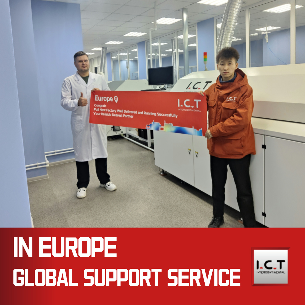 I.C.T | SMT 전자 리플로우 오븐 컨베이어용 납땜 기계 150-200w