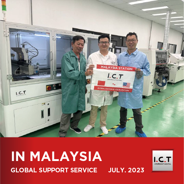 I.C.T | PCB 접착제 분배 로봇 기계