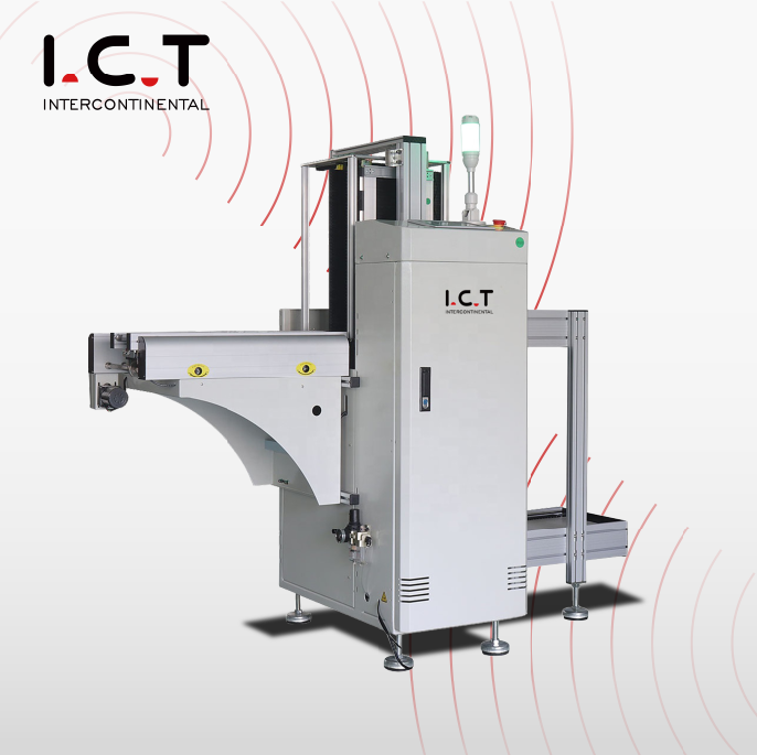 I.C.T |자동 PCB 매거진 및 디스태커 짐을 싣는 사람