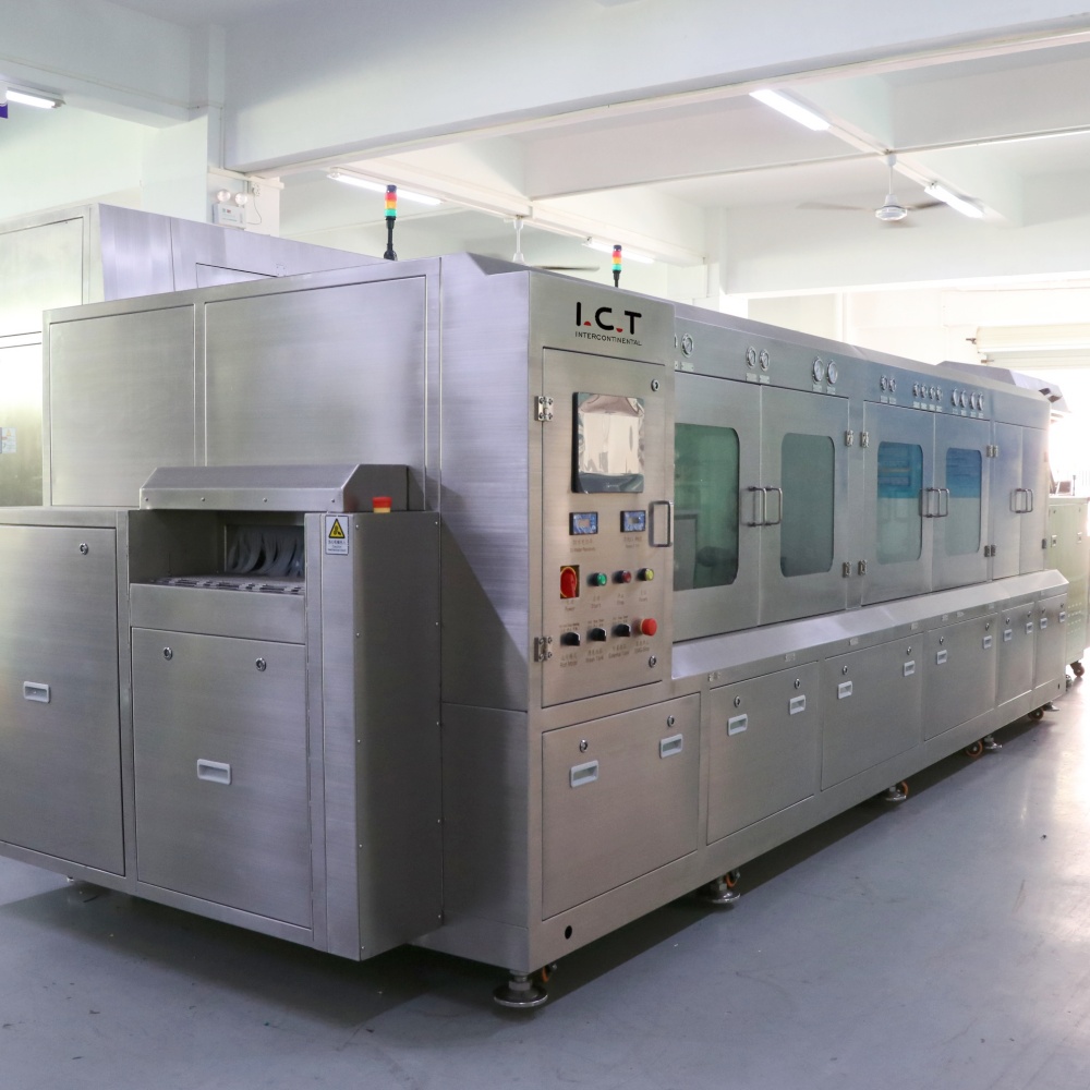 I.C.T-6300 | SMT 자동 PCBA 온라인 청소 기계
