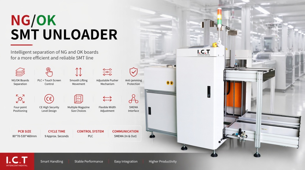 SMT ng ok 잡지 언로더 