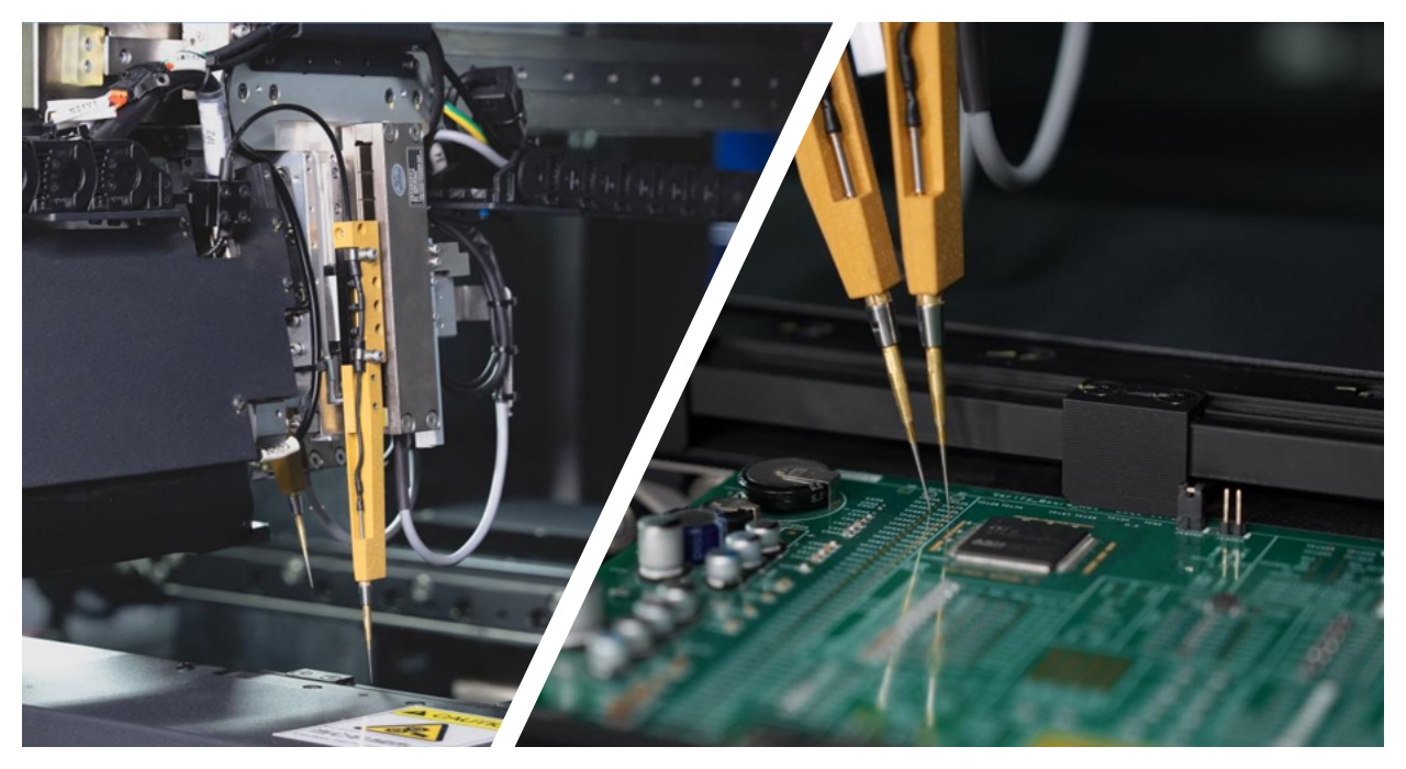 2개의 테스트 프로브 시스템