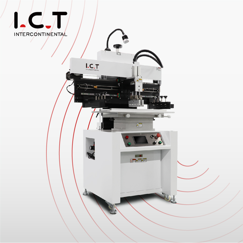 I.C.T |SMT 반자동 스텐실 프린터 기계 Sp 400v