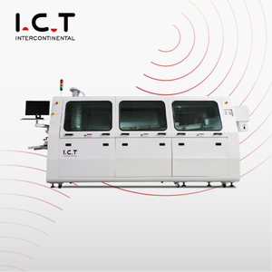 ICT |이중 플랫폼 질소 파동 납땜 기계 Acrab450