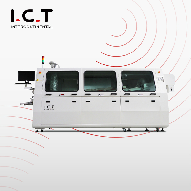 I.C.T |이중 플랫폼 질소 파 납땜 기계 Acrab450