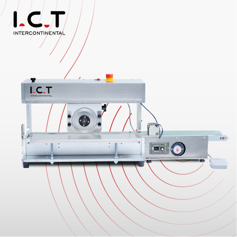 I.C.T |여러 세트의 블레이드 PCB 커팅 V 컷 기계 정밀 수동 PCB 커터