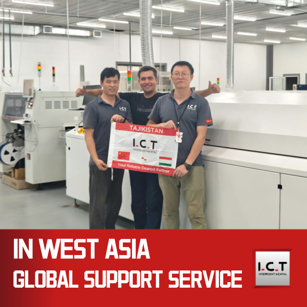 I.C.T | 솔더 컨베이어 대류 리플로우 오븐 E-therm Smt 리플로우 솔더링 기계