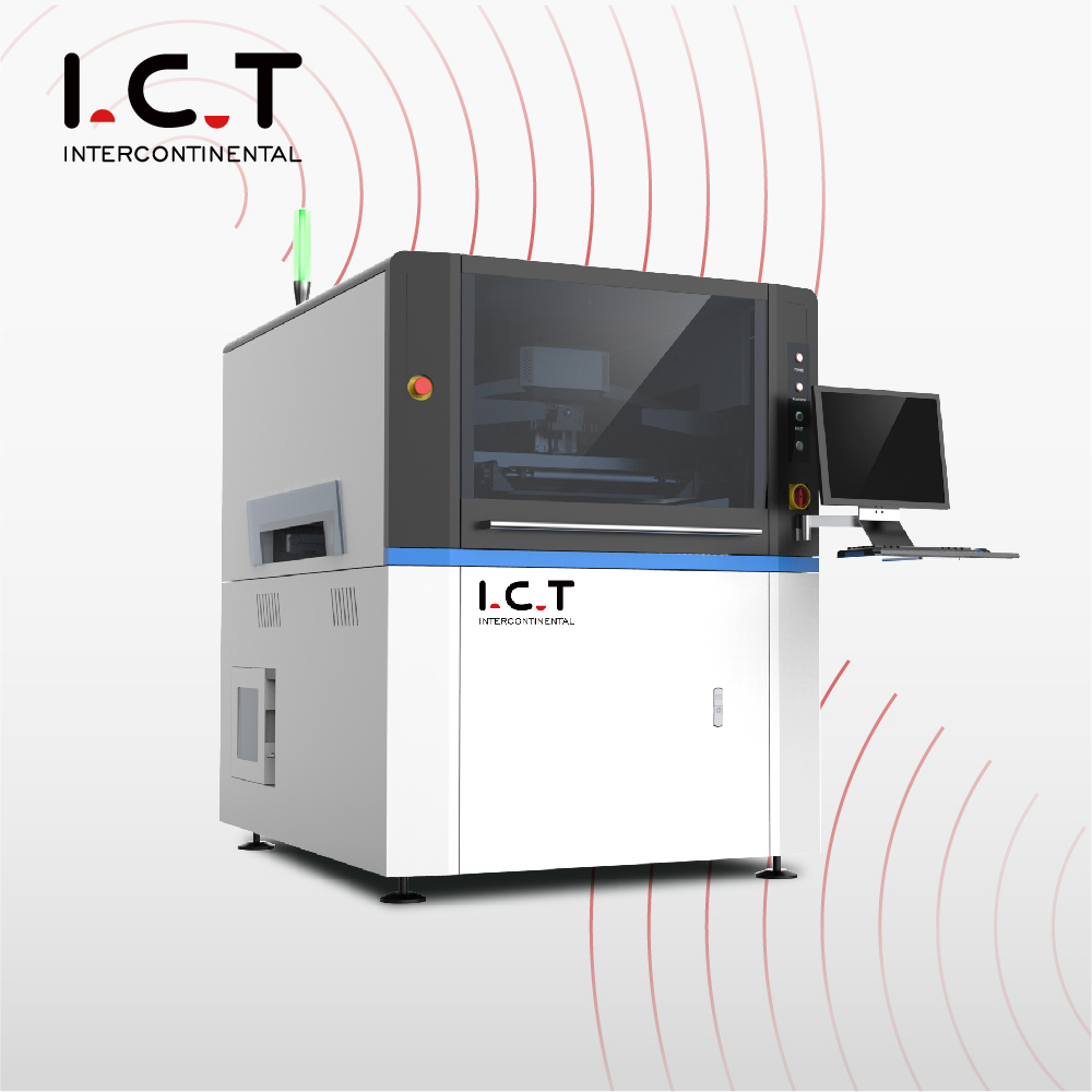 ICT |ict-4034 ully 자동 SMT PCB 인쇄 기계 지원 프레임리스 스텐실