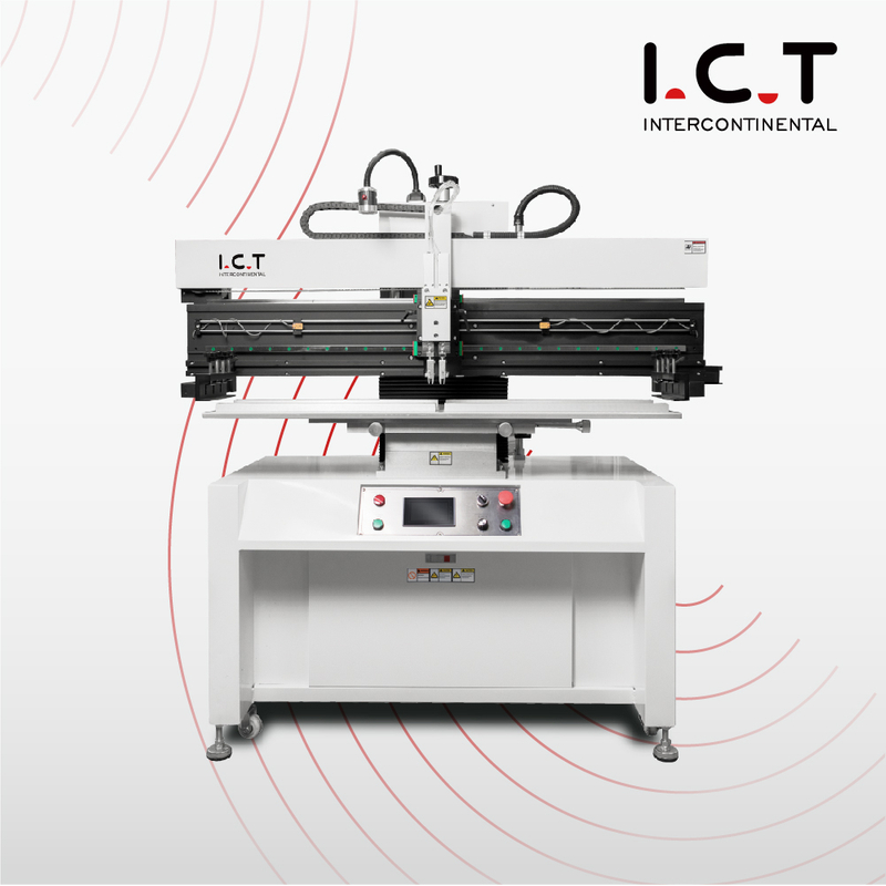 자동 스테인레스 스틸 스텐실 프린터 SMT 비전 솔더 페이스트 기능