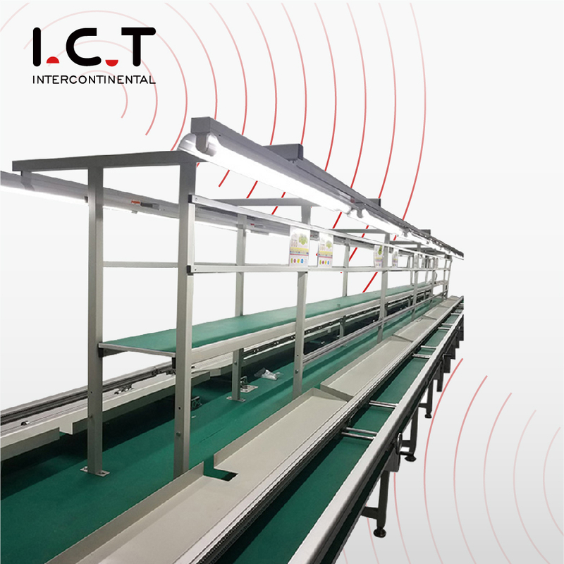 I.C.T |딥 수동 삽입 PCB 조립 라인