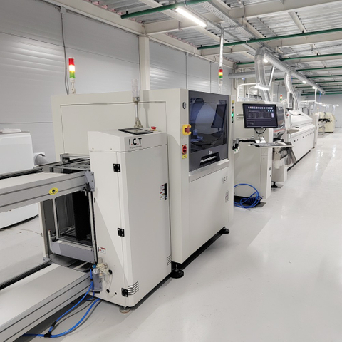 I.C.T-5151 | 솔더 페이스트 PCB SMT LED에 대한 완전 자동 기계 스크린 프린터