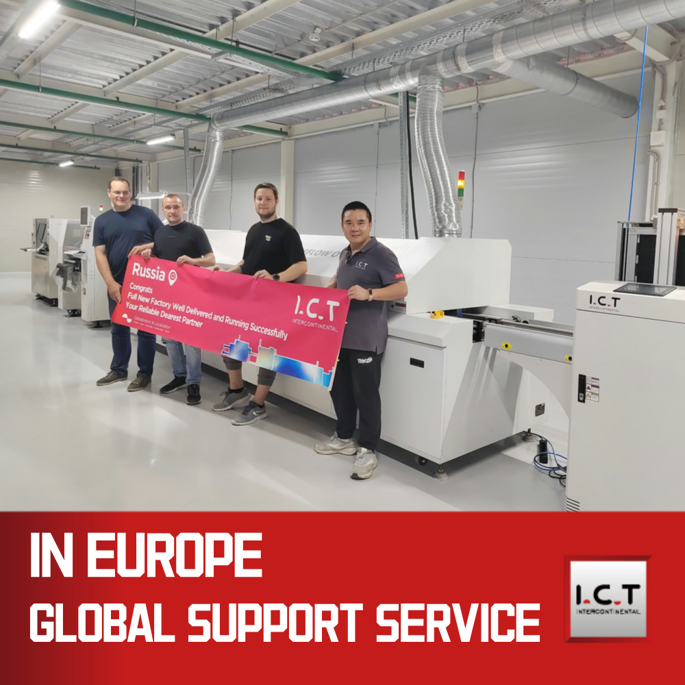 I.C.T | ETA SMT LED 특수 진공 열 프로파일러 리플로우 오븐 기계