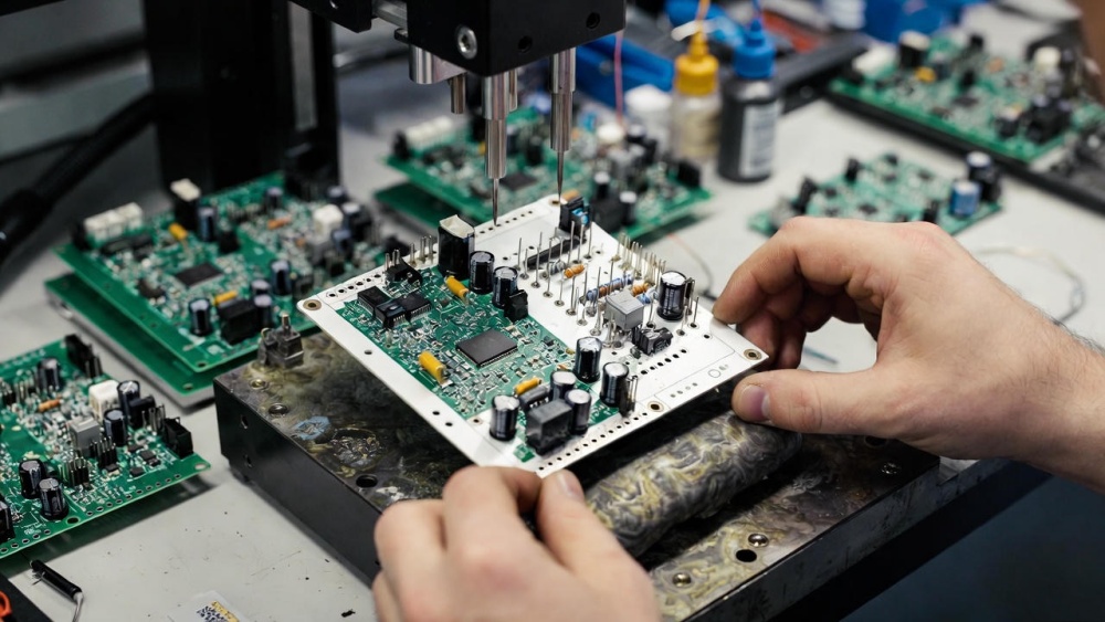 스루홀 지배적 또는 혼합 기술 보드