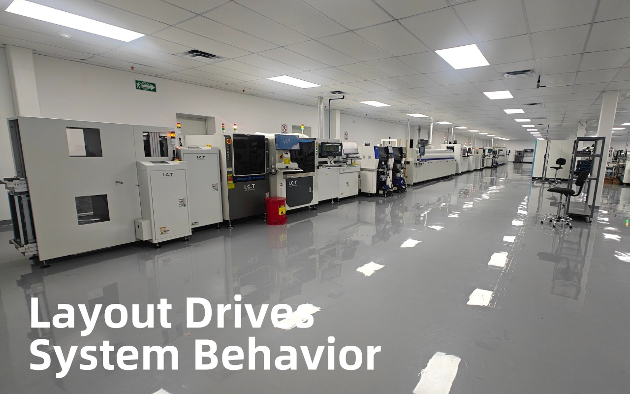 2. SMT 라인 레이아웃은 바닥 공간보다 더 많은 것을 결정합니다