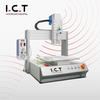 I.C.T | 3축 속대 탁상용 접착제 기계 ar PCB 디스펜싱 SMT 생산 중